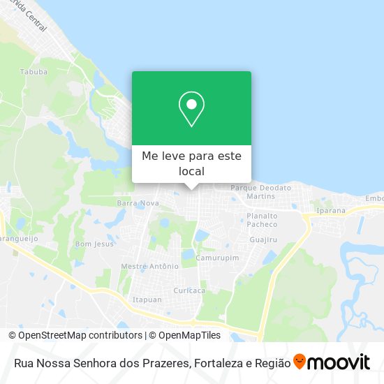 Rua Nossa Senhora dos Prazeres mapa