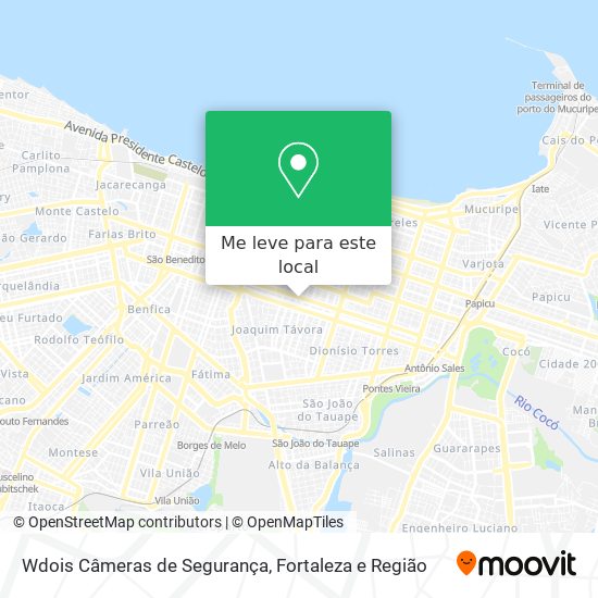 Wdois Câmeras de Segurança mapa