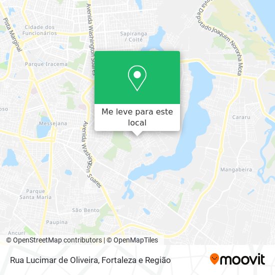 Rua Lucimar de Oliveira mapa