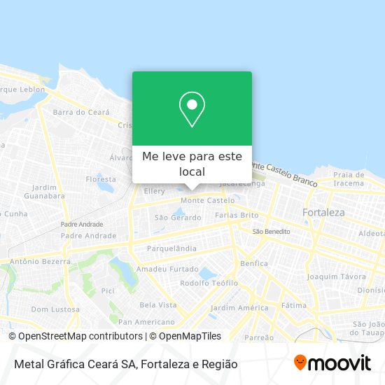 Metal Gráfica Ceará SA mapa