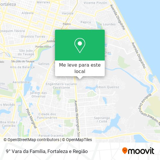 9° Vara da Família mapa