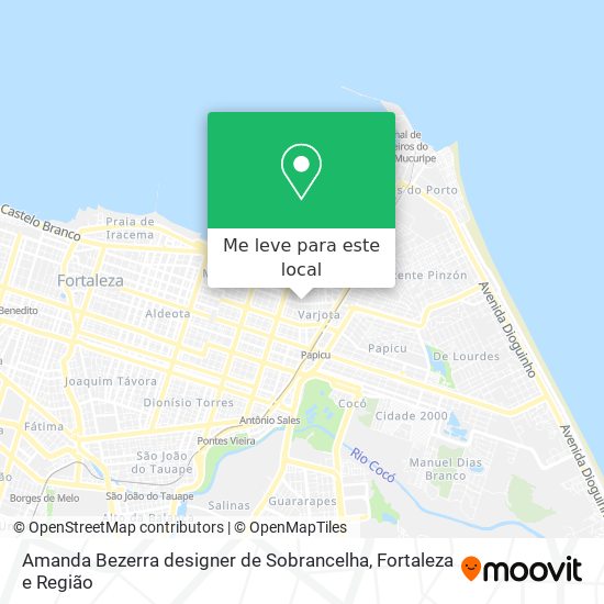 Amanda Bezerra designer de Sobrancelha mapa