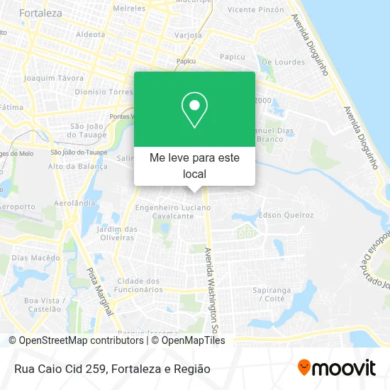 Rua Caio Cid 259 mapa