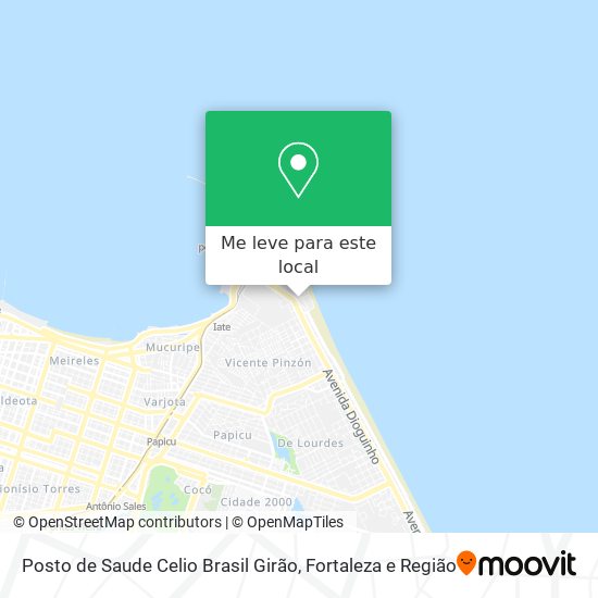 Posto de Saude Celio Brasil Girão mapa