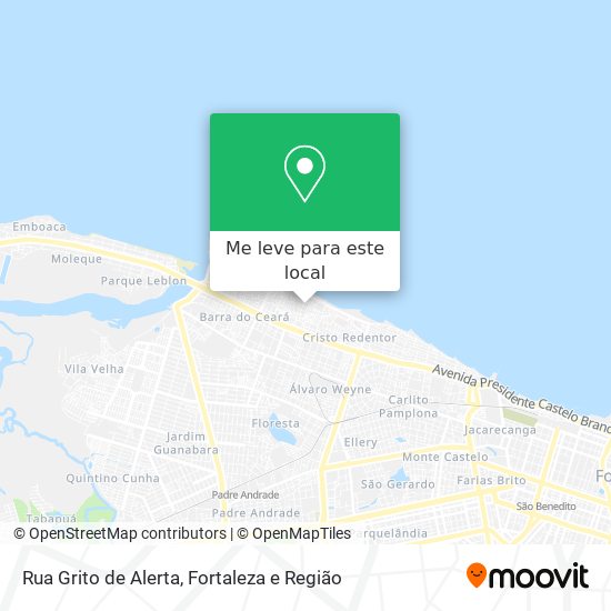 Rua Grito de Alerta mapa