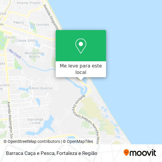 Barraca Caça e Pesca mapa
