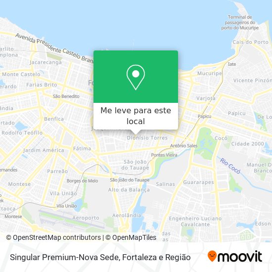 Singular Premium-Nova Sede mapa