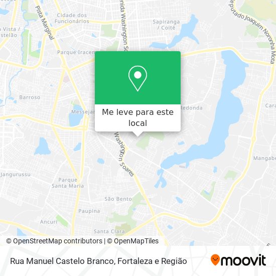 Rua Manuel Castelo Branco mapa