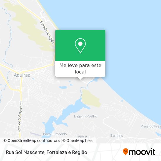 Rua Sol Nascente mapa