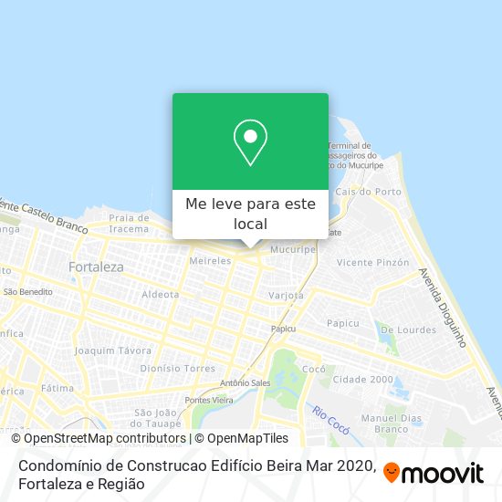 Condomínio de Construcao Edifício Beira Mar 2020 mapa