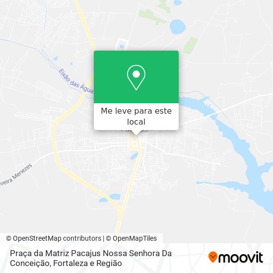 Praça da Matriz Pacajus Nossa Senhora Da Conceição mapa