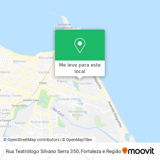 Rua Teatrólogo Silvano Serra 350 mapa