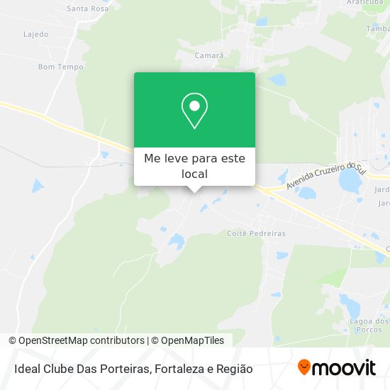 Ideal Clube Das Porteiras mapa