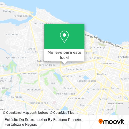 Estúdio Da Sobrancelha By Fabiana Pinheiro mapa