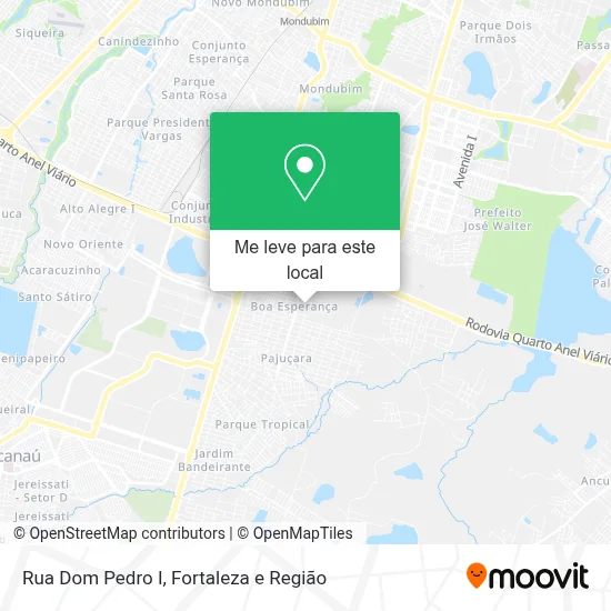 Rua Dom Pedro I mapa