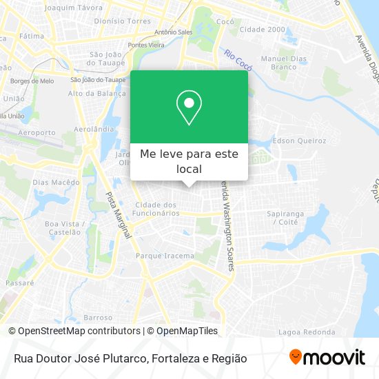 Rua Doutor José Plutarco mapa