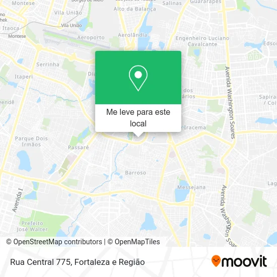 Rua Central 775 mapa