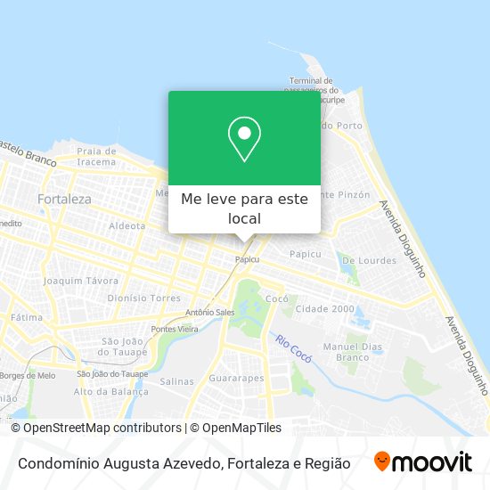 Condomínio Augusta Azevedo mapa