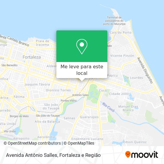 Avenida Antônio Salles mapa