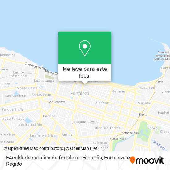 FAculdade catolica de fortaleza- Filosofia mapa