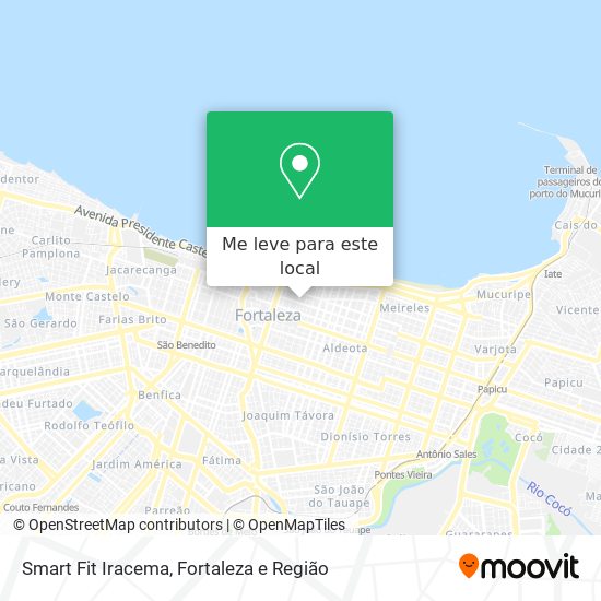 Smart Fit Iracema mapa