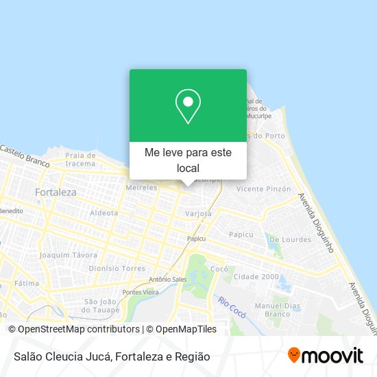 Salão Cleucia Jucá mapa