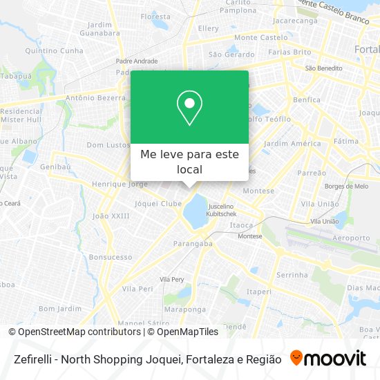 Zefirelli - North Shopping Joquei mapa