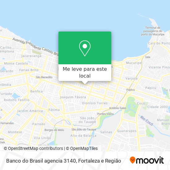 Banco do Brasil agencia 3140 mapa