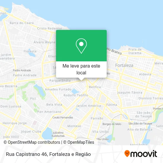 Rua Capistrano 46 mapa