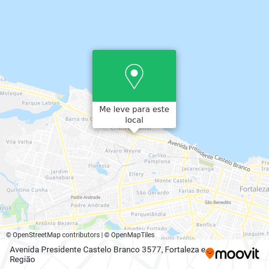 Avenida Presidente Castelo Branco 3577 mapa