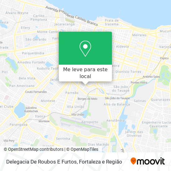 Delegacia De Roubos E Furtos mapa