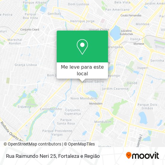 Rua Raimundo Neri 25 mapa