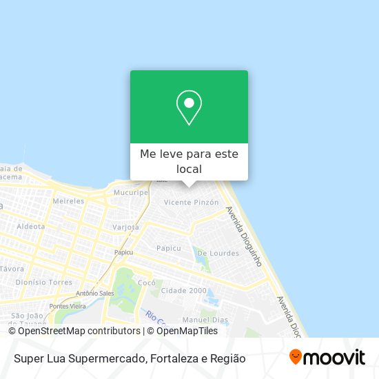 Super Lua Supermercado mapa