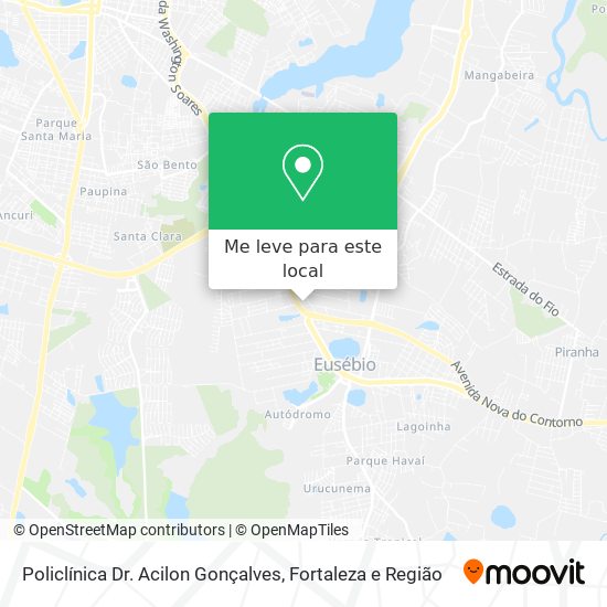 Policlínica Dr. Acilon Gonçalves mapa