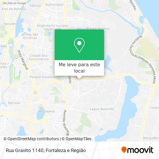 Rua Gravito 1140 mapa