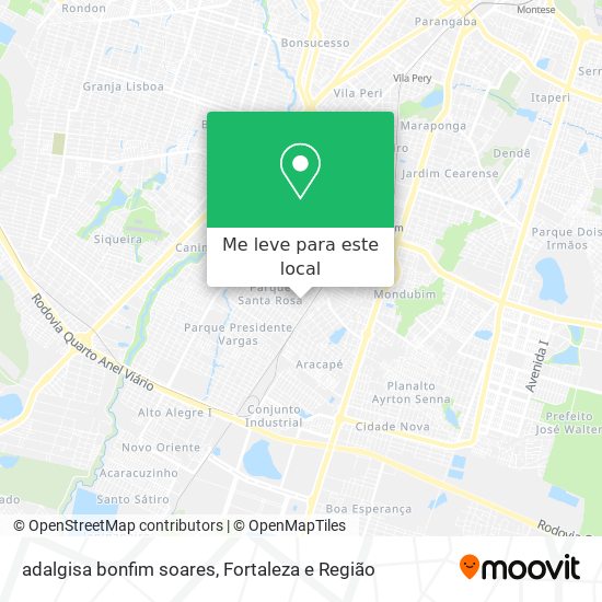 adalgisa bonfim soares mapa