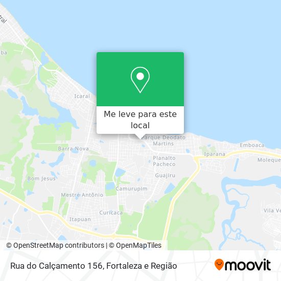 Rua do Calçamento 156 mapa
