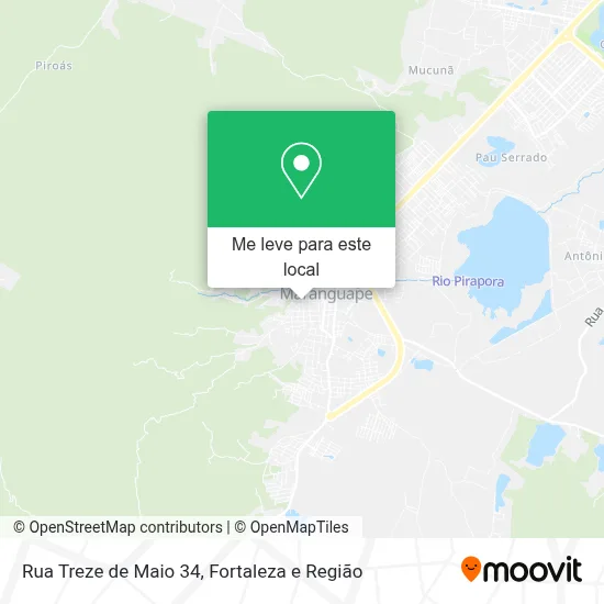 Rua Treze de Maio 34 mapa