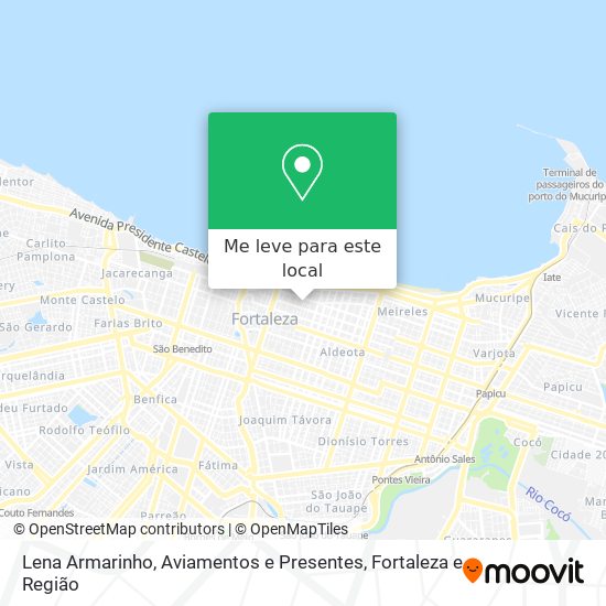 Lena Armarinho, Aviamentos e Presentes mapa