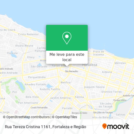 Rua Tereza Cristina 1161 mapa