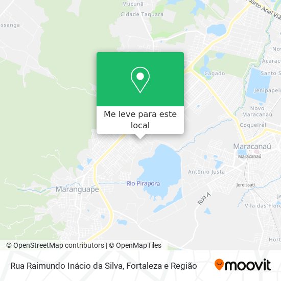 Rua Raimundo Inácio da Silva mapa