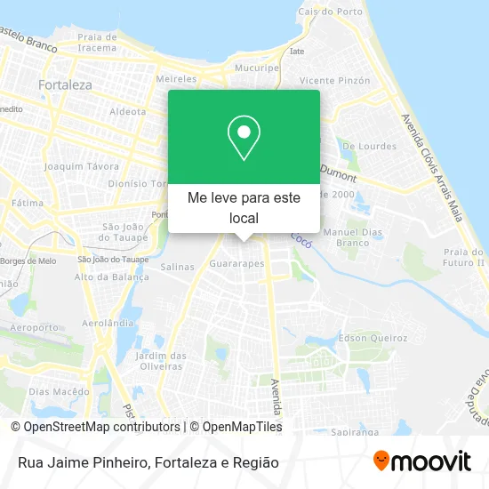 Rua Jaime Pinheiro mapa