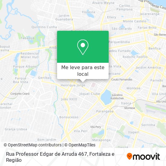 Rua Professor Edgar de Arruda 467 mapa