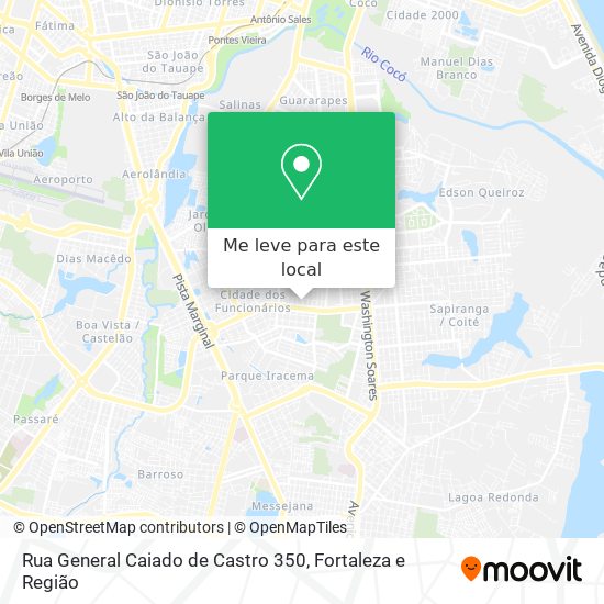Rua General Caiado de Castro 350 mapa
