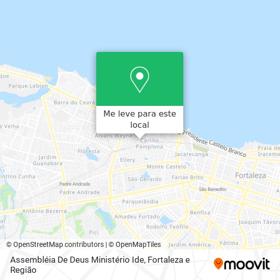 Assembléia De Deus Ministério Ide mapa