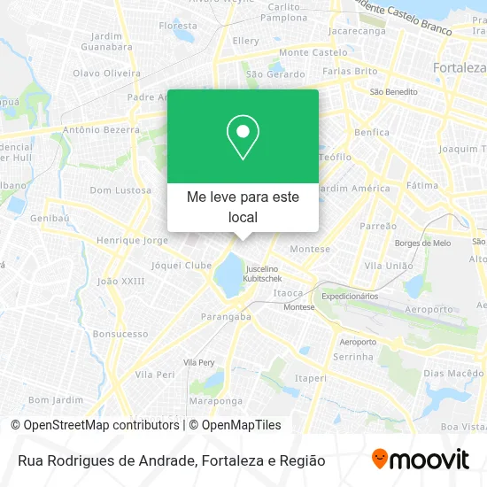 Rua Rodrigues de Andrade mapa