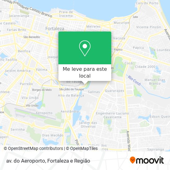 av. do Aeroporto mapa