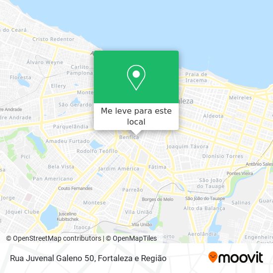 Rua Juvenal Galeno 50 mapa