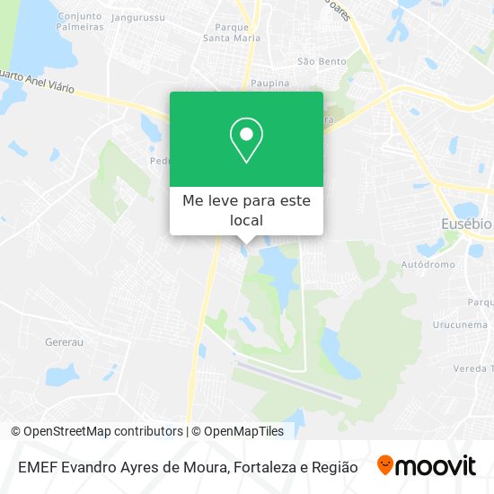 EMEF Evandro Ayres de Moura mapa