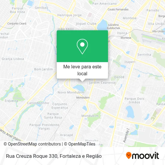 Rua Creuza Roque 330 mapa